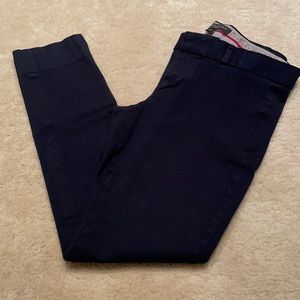 Banana Republic Navy Sloan Fit Cropped Pants